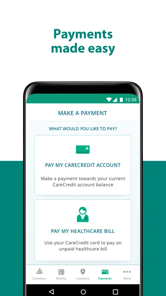 CareCredit Mobile - Screen 4