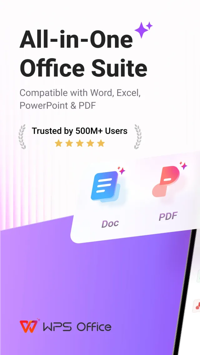 WPS Office-PDF, Word, Sheet - Screen 1
