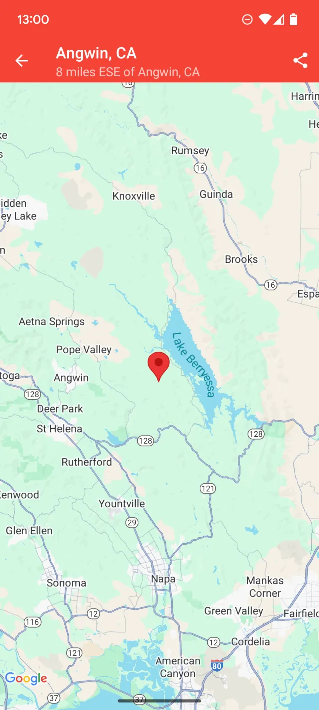 My Earthquake Alerts - Map - Screen 4