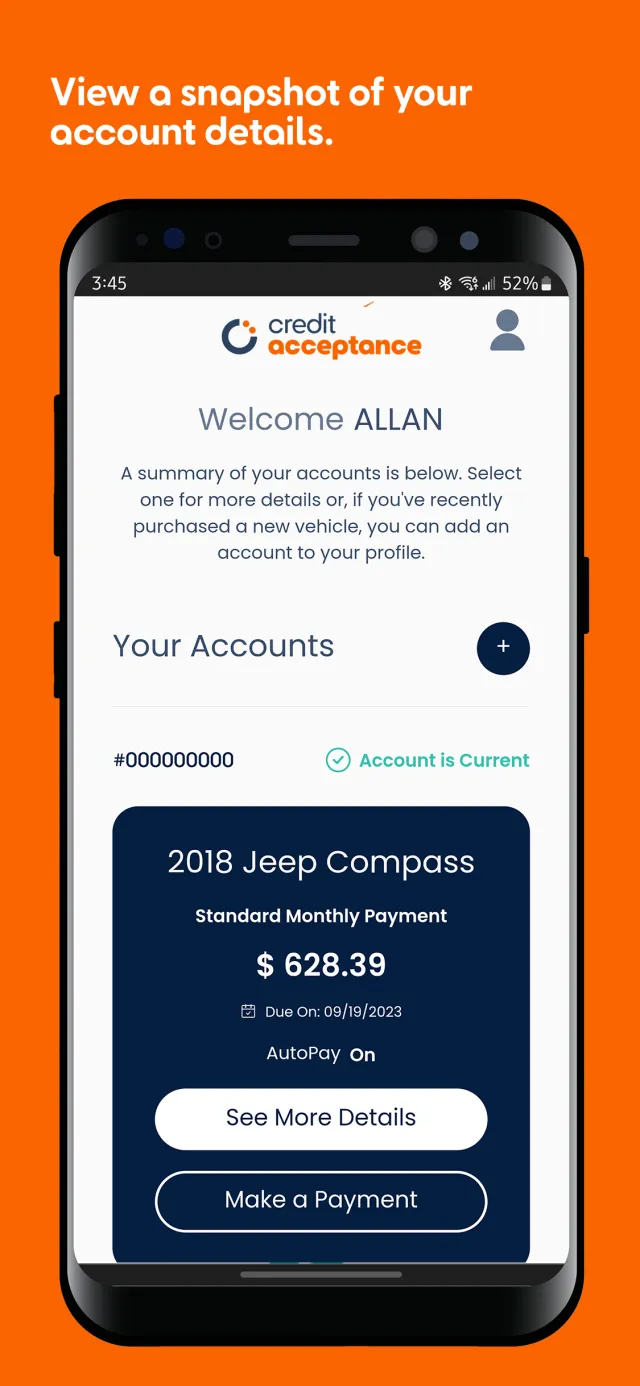 Credit Acceptance Mobile - Screen 3