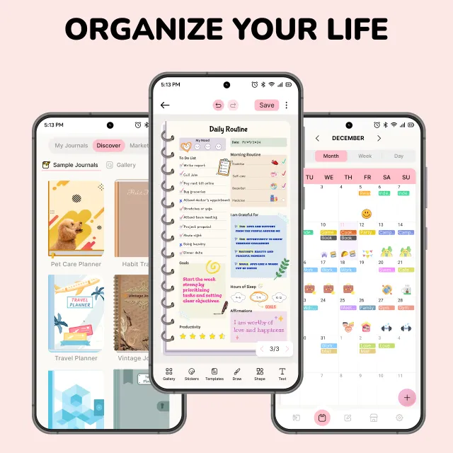 Journal: Notes, Planner, PDFs - Screen 1