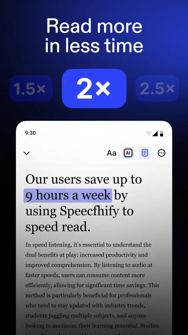 Speechify - Text to Speech - Screen 3
