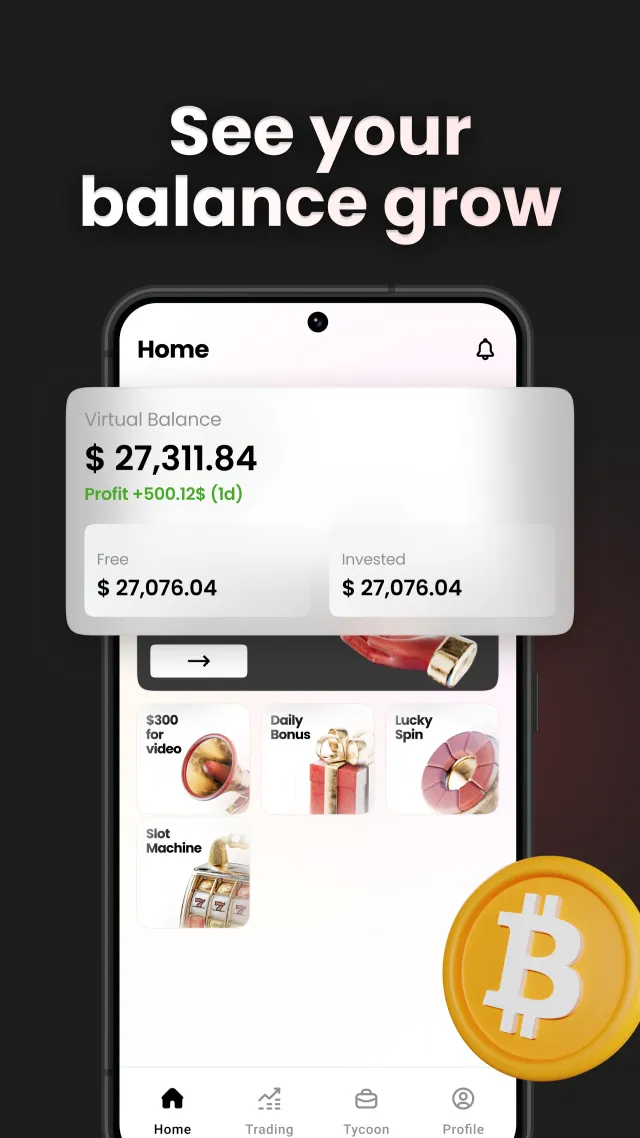 CryptoRush: Crypto Simulator - Screen 2
