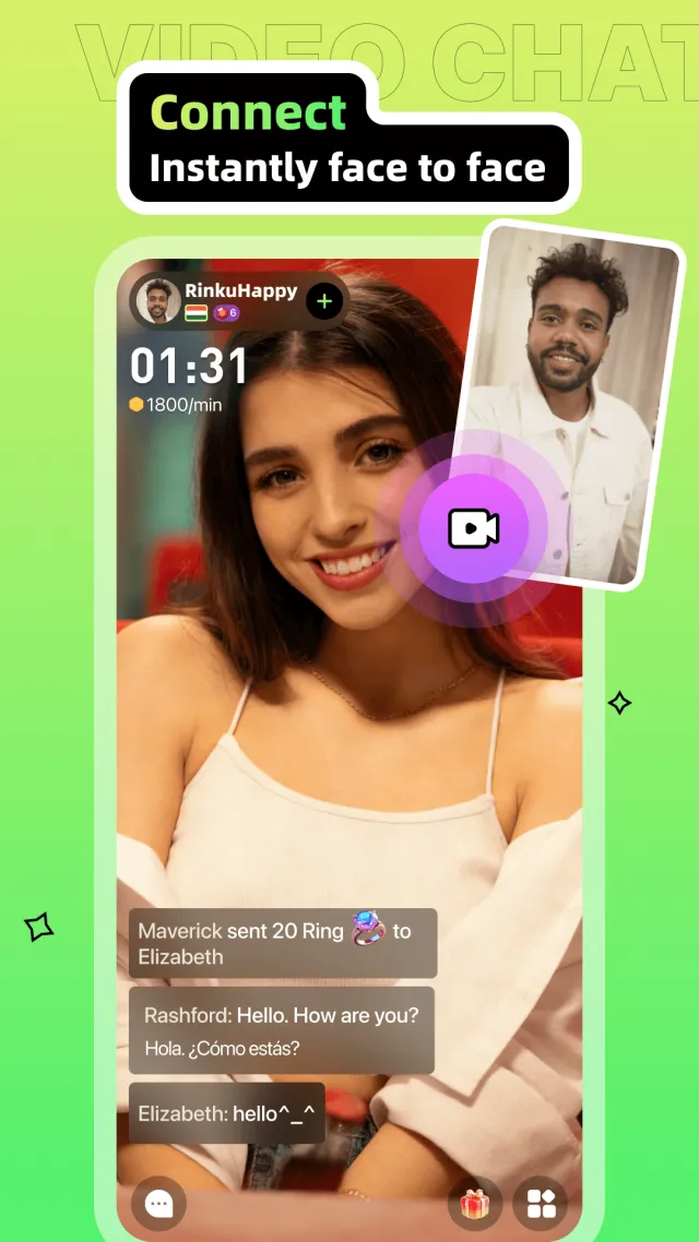 Recho-Live, Video Chat & Room - Screen 3