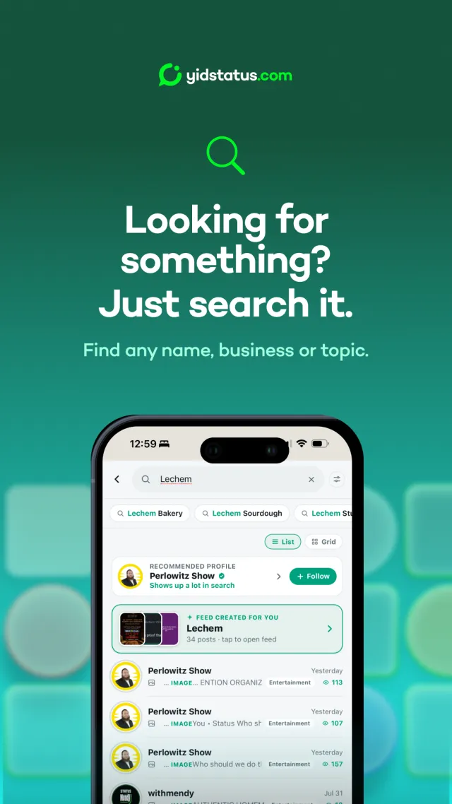 YidStatus - Screen 5