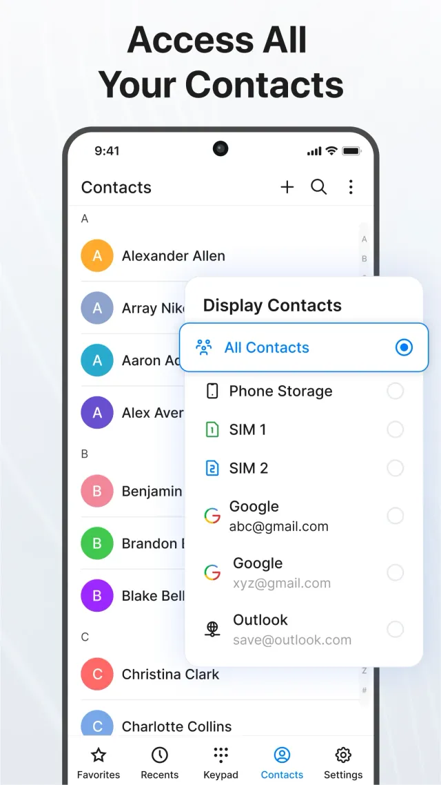 Contacts - Screen 3