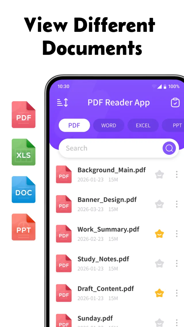 PDF Reader App - Screen 2