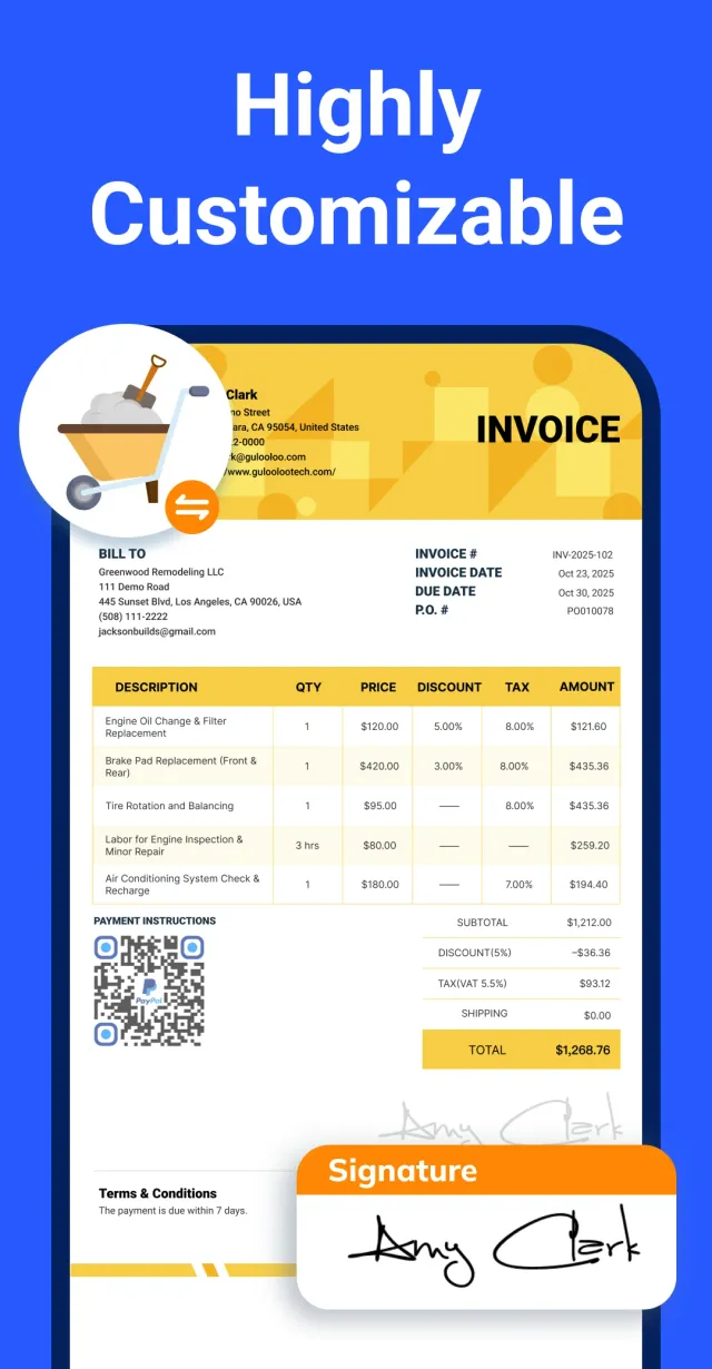Invoice Maker - InvoiceBase - Screen 2