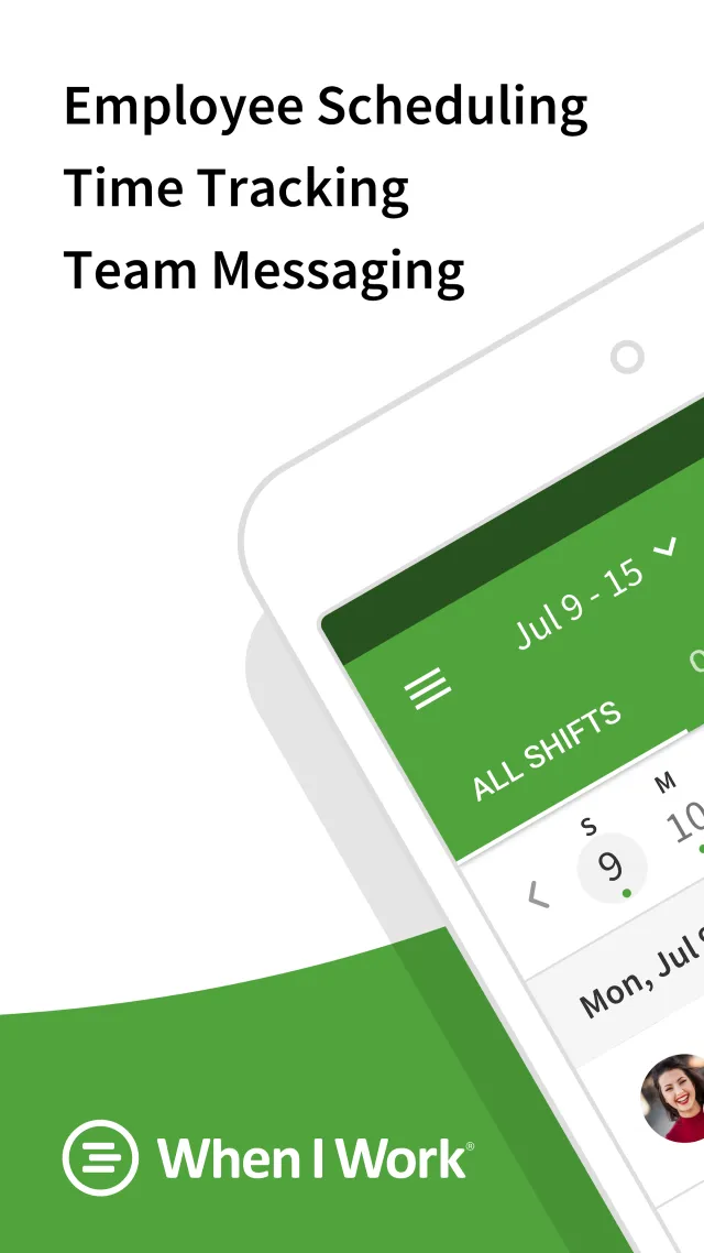 When I Work Team Scheduling - Screen 1