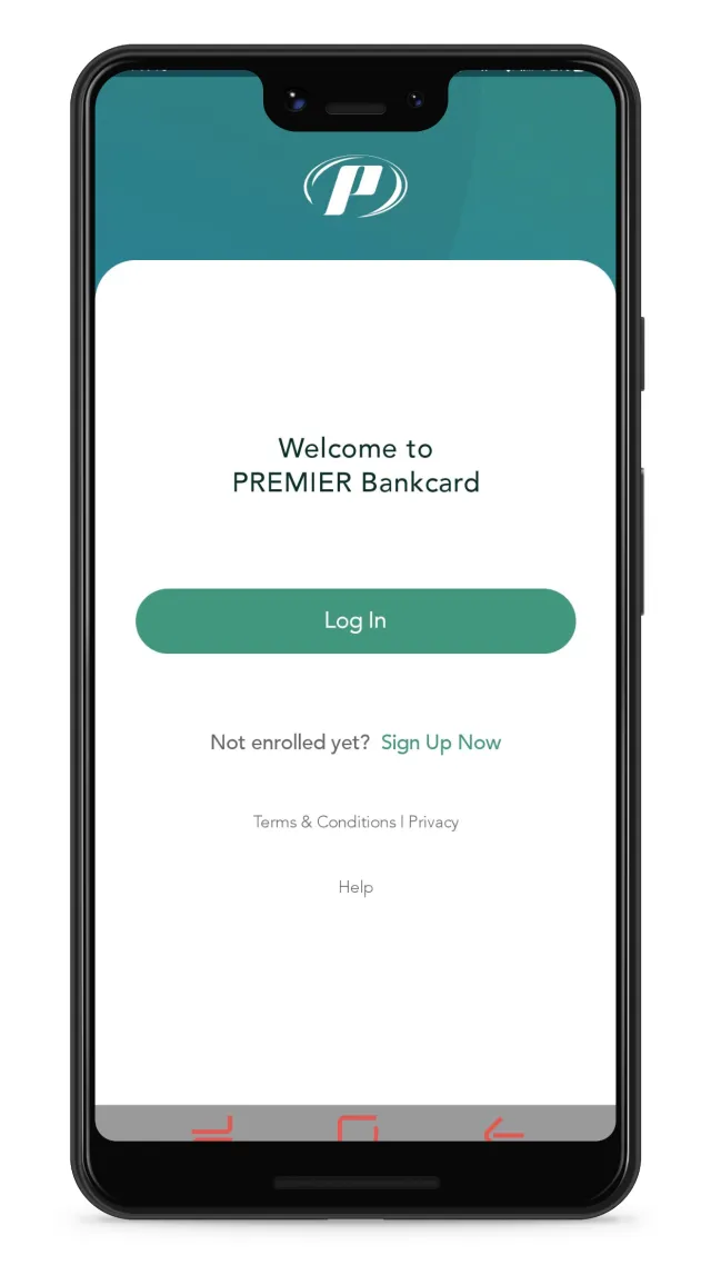 PREMIER Credit Card - Screen 1