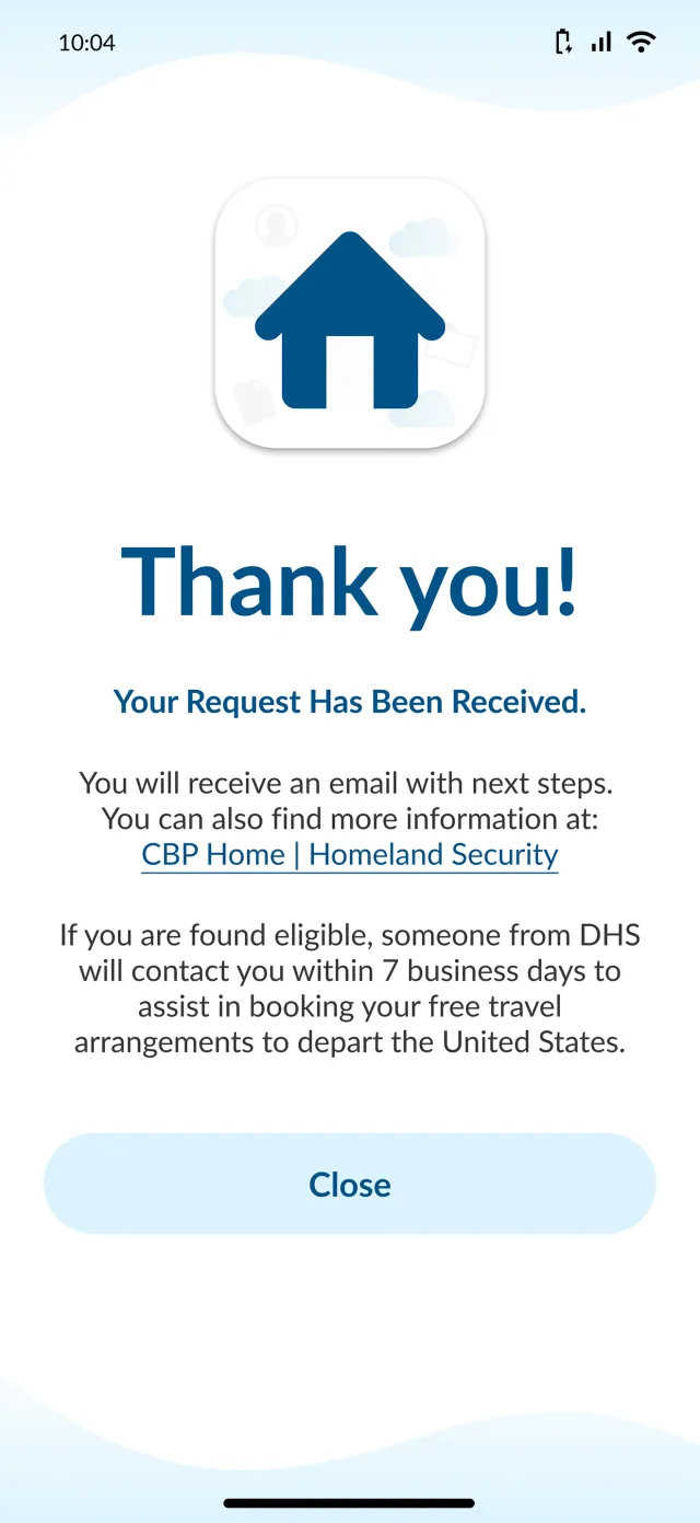 CBP Home - Screen 8