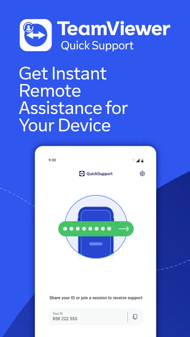 TeamViewer QuickSupport - Screen 1
