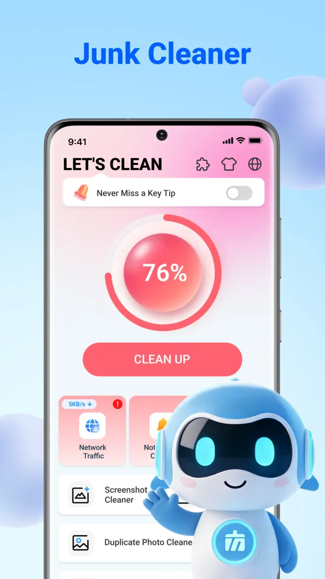 Let's Clean-Phone Clean Up - Screen 1