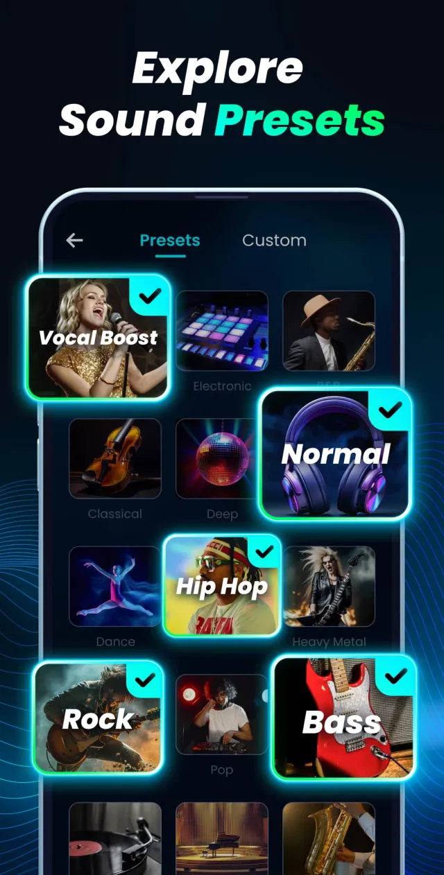 Volume Bass Booster, Equalizer - Screen 3