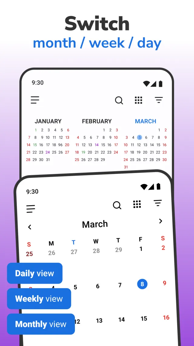 Calendar 2026: Simple Calendar - Screen 7