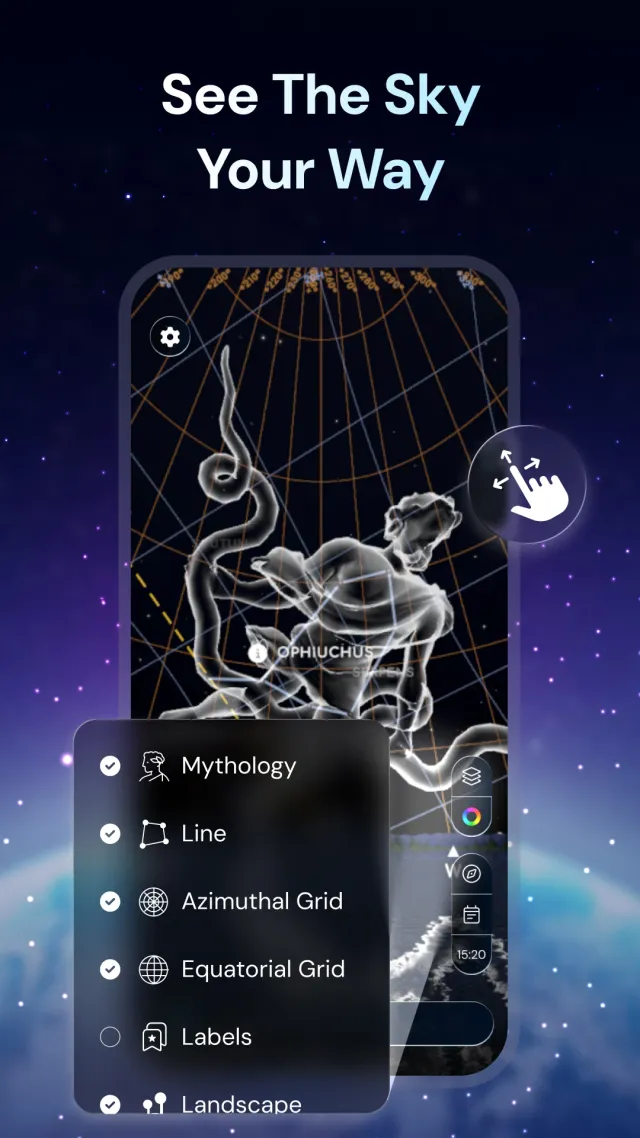 Star Gazer - Live Sky View Map - Screen 5