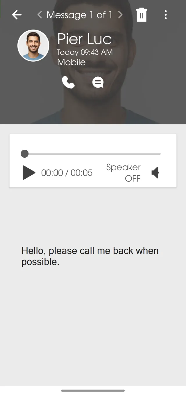 Cricket Visual Voicemail - Screen 3