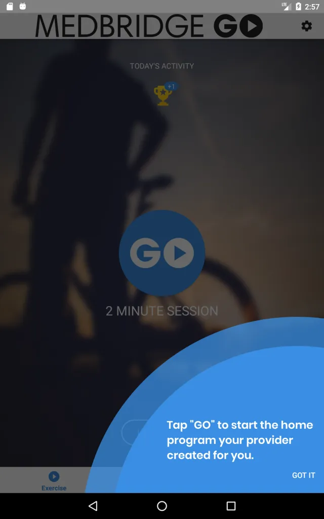 Medbridge GO for Patients - Screen 7