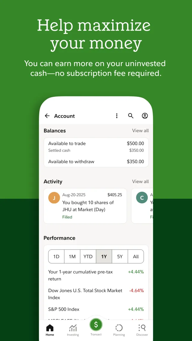 Fidelity Investments - Screen 4