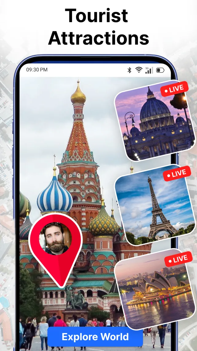 Live Earth Map: Satellite View - Screen 5