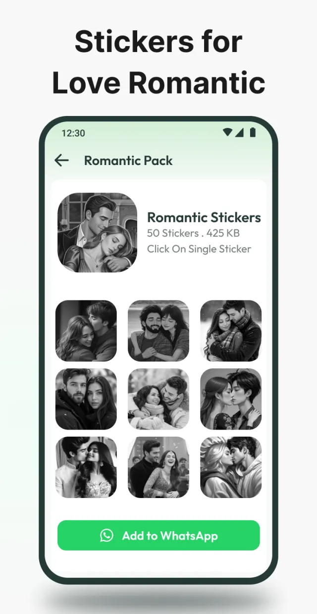 Romantic Love Emoji WAStickers - Screen 4