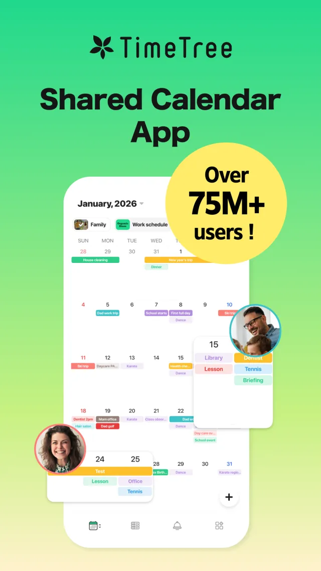 TimeTree - Shared Calendar - Screen 1