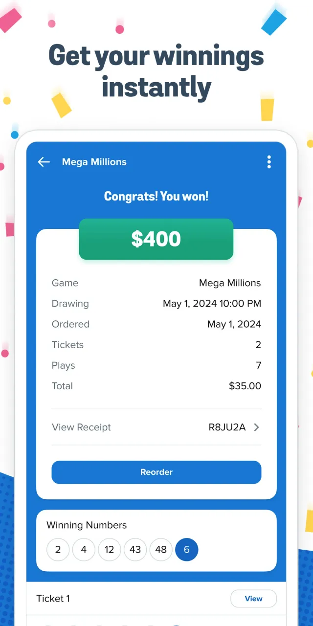 Jackpocket Lottery App - Screen 4