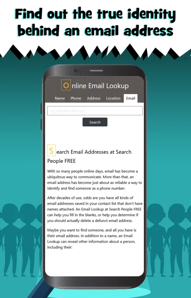 Super Search People Finder App - Screen 3