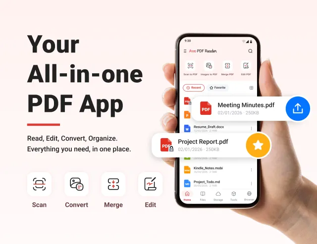 Avo PDF Reader: Viewer & Edit - Screen 1