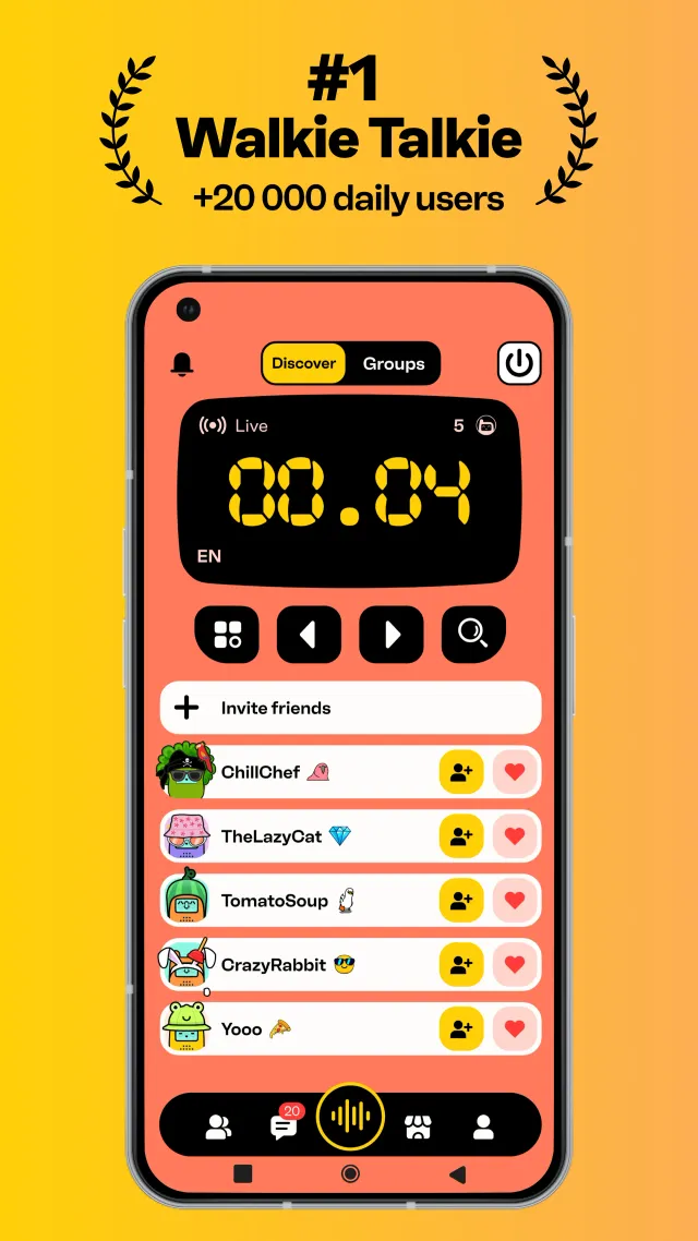 Walkie Talkie - All Talk App - Screen 1
