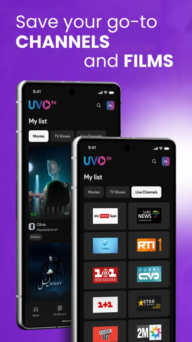 UVOtv: Watch Live TV & Movies - Screen 5