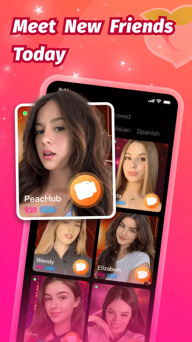 PeacHub - Online Video Chat - Screen 2