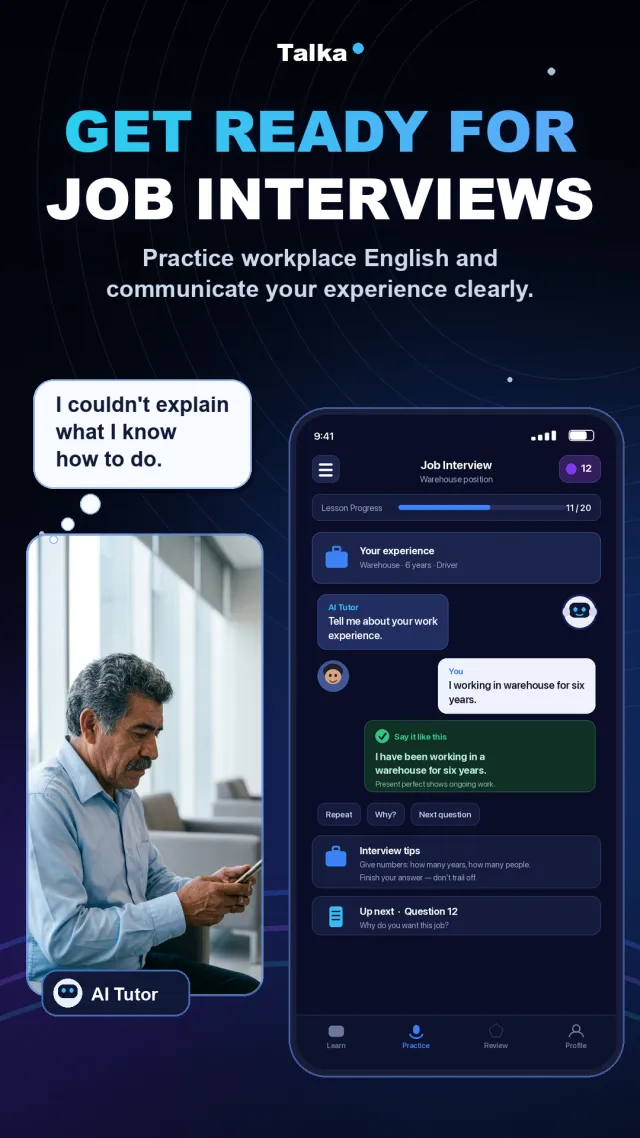 Talka AI: Language Tutor - Screen 3