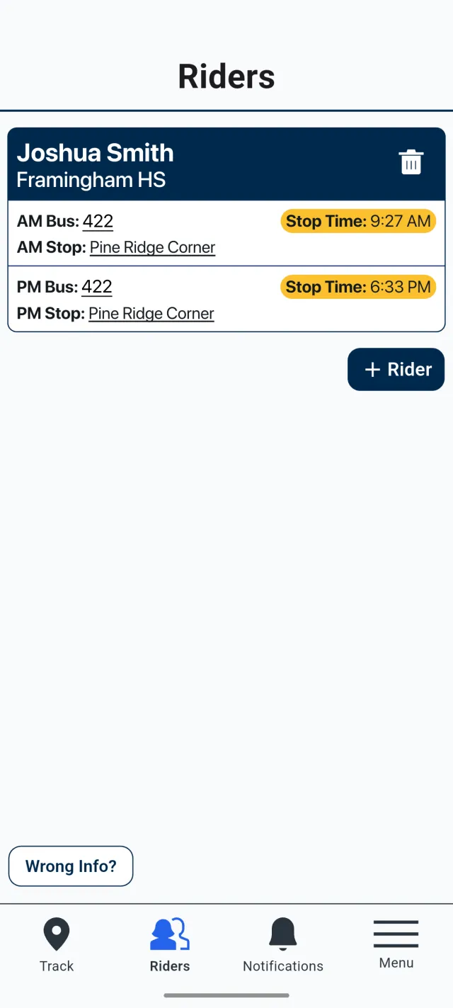 WheresTheBus - Screen 3