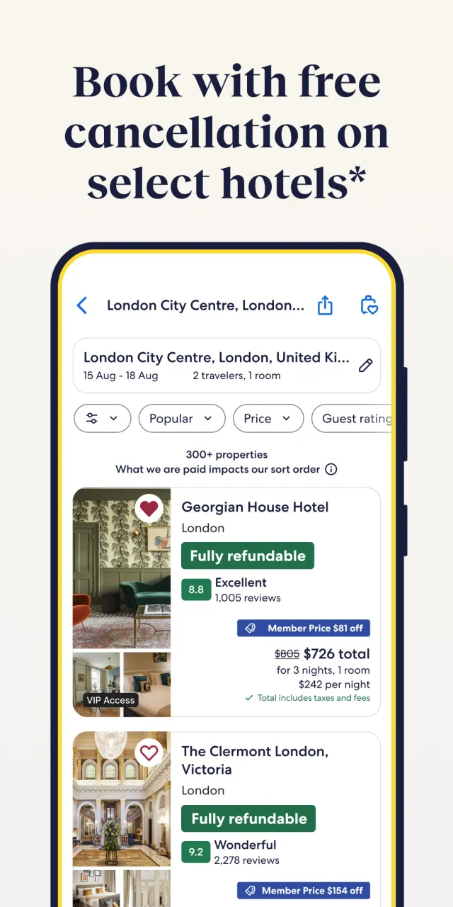 Expedia: Hotels, Flights, Cars - Screen 7