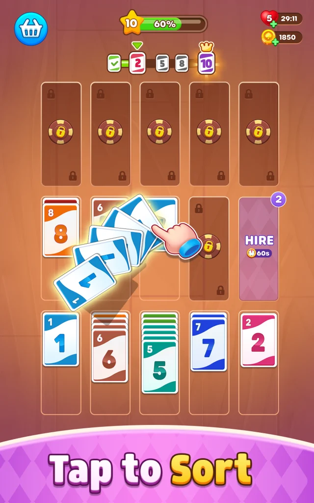 Solitaire Stack Sort - Screen 7