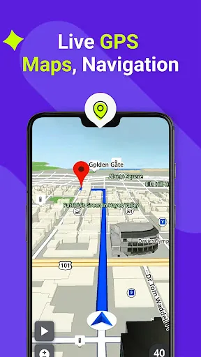 GPS, Maps, Driving Directions - Screen 1