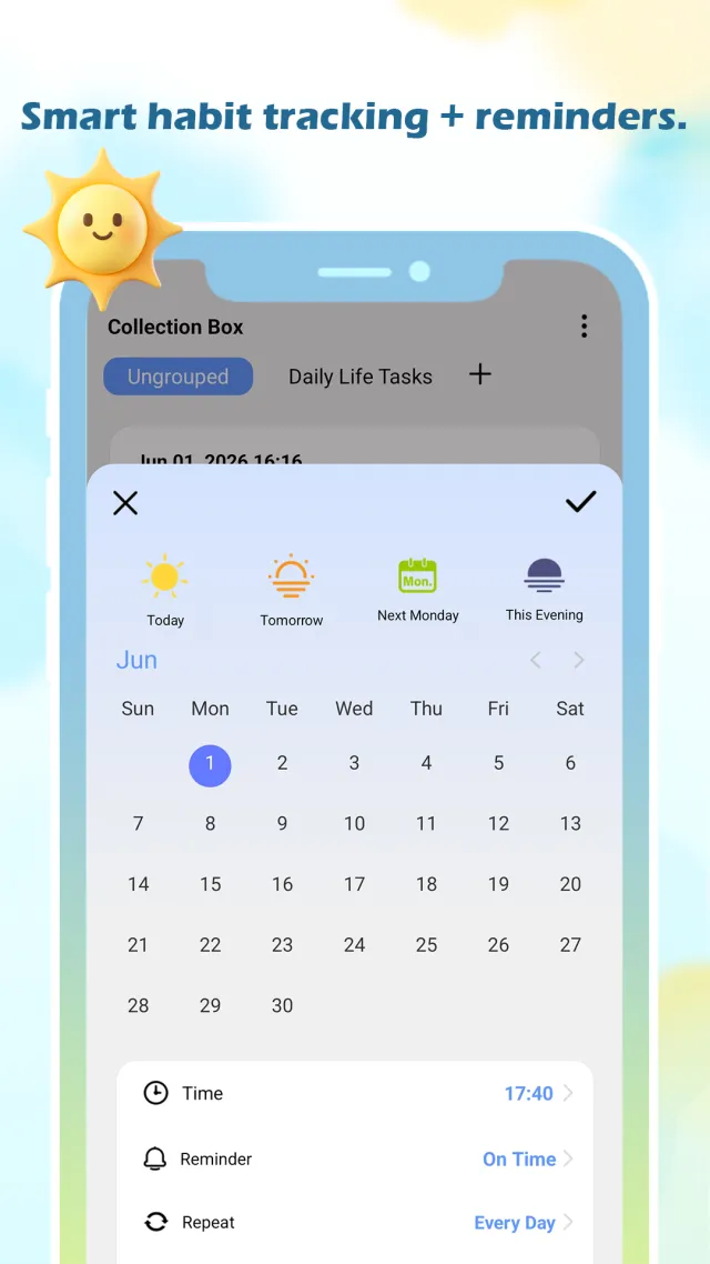 TimeCue - Reminders & Alerts - Screen 2