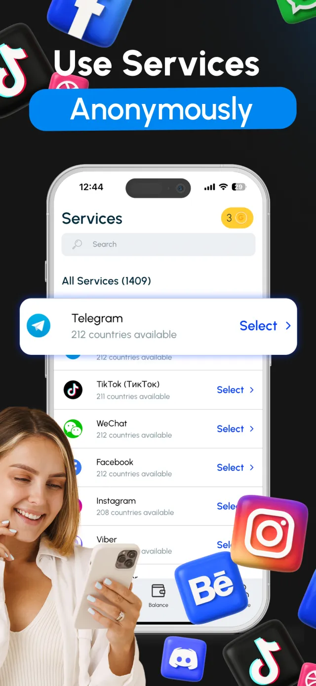 GetCode - Virtual Number SMS - Screen 3