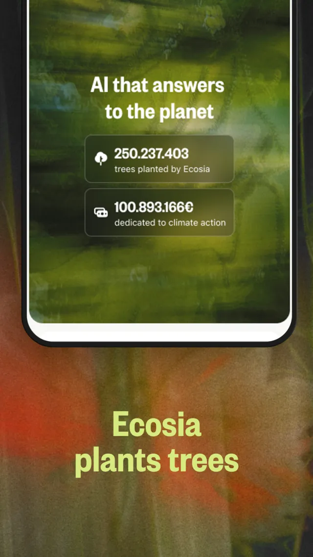 Ecosia: Search to plant trees - Screen 2
