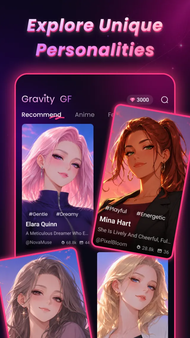 GravityGF: AI Universe - Screen 2