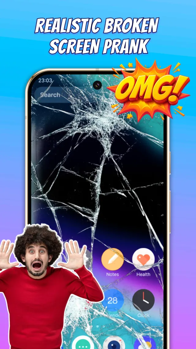 Broken Screen Prank & Sound - Screen 1