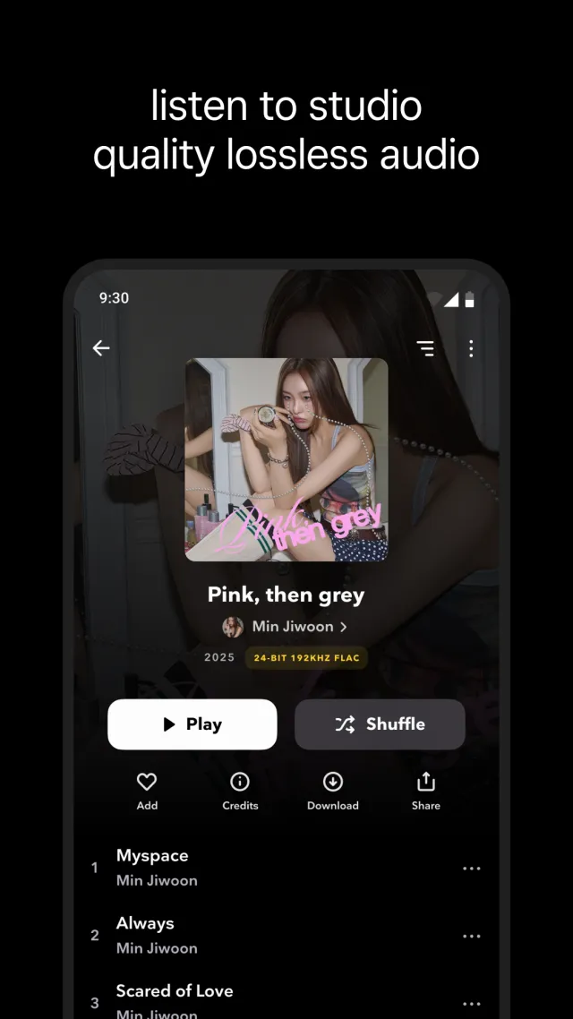 TIDAL Music: HiFi sound - Screen 3