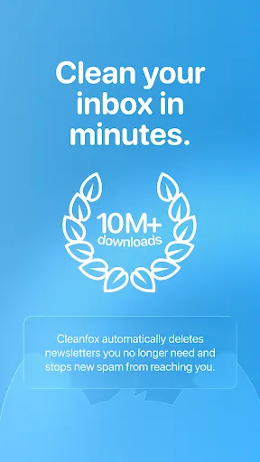 Cleanfox: Spam & Email Cleaner - Screen 1