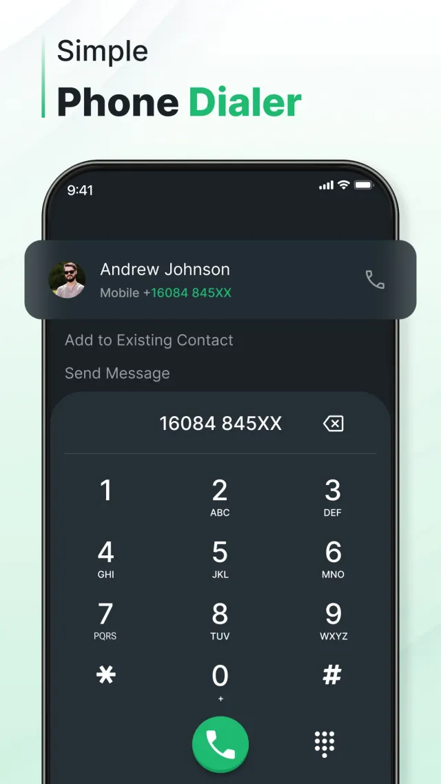 Phone Dialer - Contacts - Screen 1