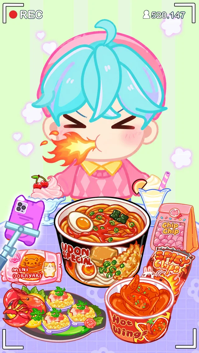 Mukbang ASMR: Idol Livestream - Screen 7