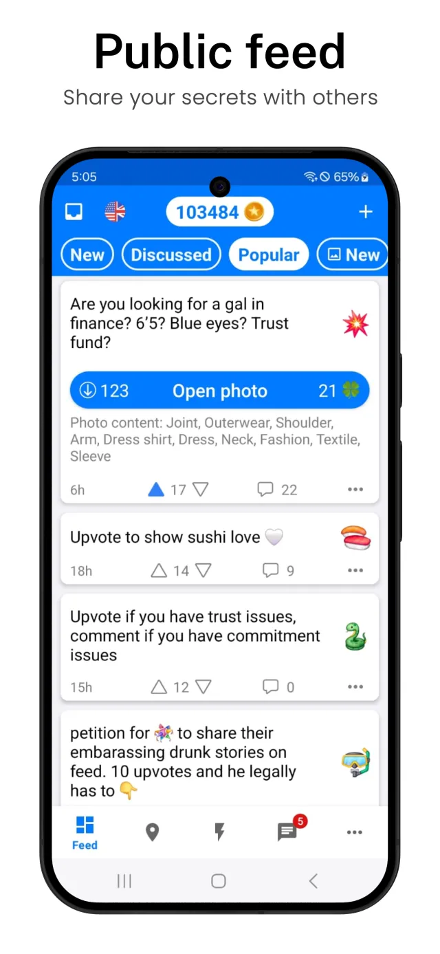 Twiq - Anonymous Chat - Screen 3
