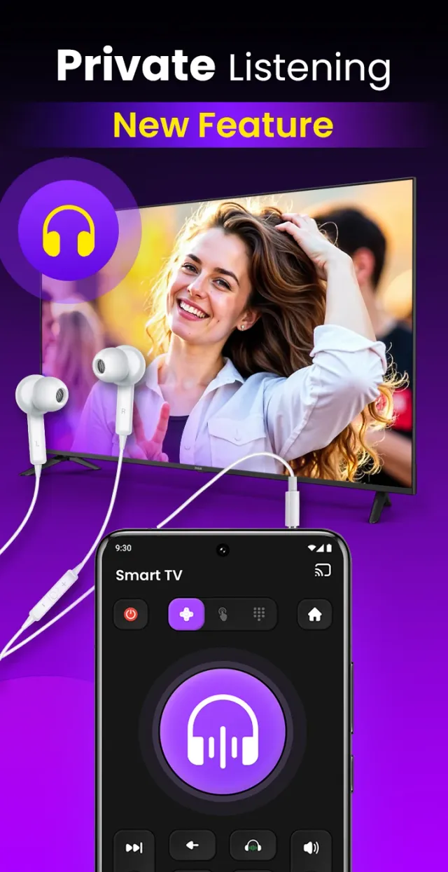 TV Remote Control for Smart TV - Screen 2