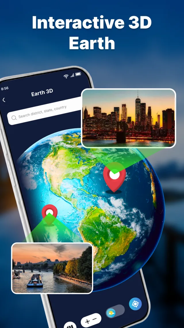 EarthVista: Live Satellite Map - Screen 3