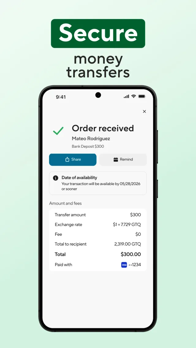 BOSS Money Transfer. Send Cash - Screen 5